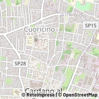 Mapa Cardano al Campo
