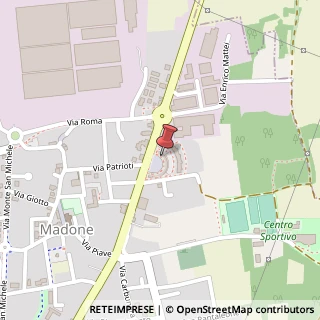 Mappa Piazza dei vignali, 2, 24040 Bonate Sotto, Bergamo (Lombardia)