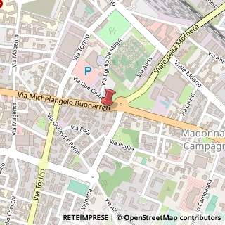 Mappa Via M. Buonarroti, 22, 21013 Albese con Cassano, Como (Lombardia)