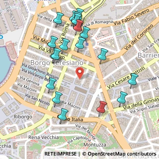 Mappa Via Trenta Ottobre, 34132 Trieste TS, Italia (0.285)