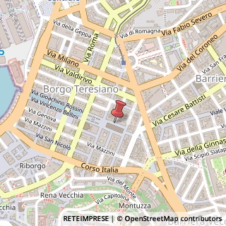Mappa Via Nicolò Paganini, 38, 34122 Trieste, Trieste (Friuli-Venezia Giulia)