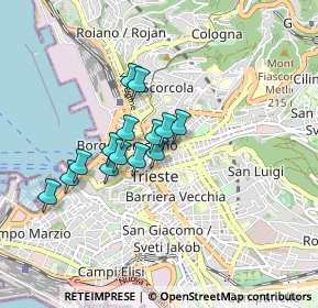 Mappa Galleria Fenice, 34125 Trieste TS, Italia (0.635)