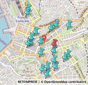 Mappa Galleria Fenice, 34125 Trieste TS, Italia (0.4755)