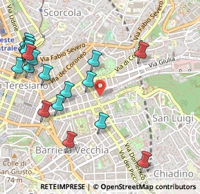 Mappa Via Alberto Mazzucato, 34126 Trieste TS, Italia (0.636)