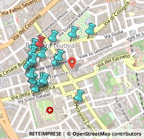 Mappa Via Alberto Mazzucato, 34126 Trieste TS, Italia (0.2505)