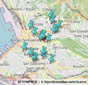 Mappa Via Alberto Mazzucato, 34126 Trieste TS, Italia (0.6585)