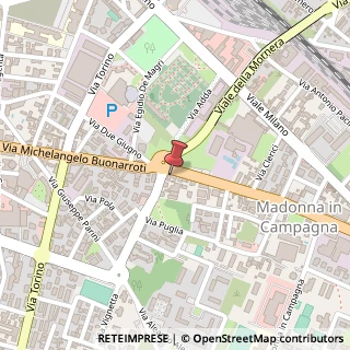 Mappa Via M. Buonarroti, 28, 21013 Gallarate, Varese (Lombardia)