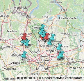 Mappa Via Edmondo de Amicis, 20831 Seregno MB, Italia (10.18)