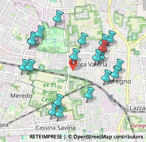 Mappa Via Edmondo de Amicis, 20831 Seregno MB, Italia (1.0275)