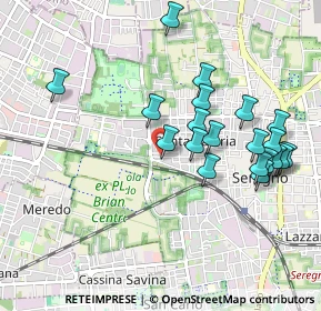 Mappa Via Edmondo de Amicis, 20831 Seregno MB, Italia (0.968)