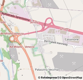 Mappa Via fratelli kennedy, 24060 Bagnatica BG, Italia (0.25385)