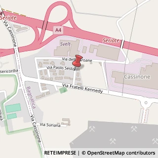 Mappa Via Paolo VI, 11, 24060 Cassinone BG, Italia, 24060 Bagnatica, Bergamo (Lombardia)