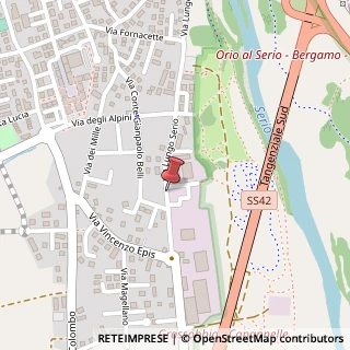 Mappa Via Lungo Serio, 11, 24050 Grassobbio, Bergamo (Lombardia)