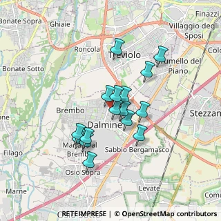 Mappa Via Sant'Andrea, 24044 Dalmine BG, Italia (1.38125)