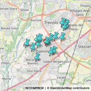 Mappa Via Sant'Andrea, 24044 Dalmine BG, Italia (1.35833)