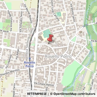 Mappa Via Cardinal Ferrari, 18, 22070 Rovello Porro, Como (Lombardia)