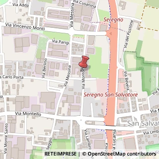 Mappa Via Montorfano, 23, 20831 Seregno, Monza e Brianza (Lombardia)