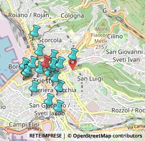 Mappa Via della Ginnastica, 34142 Trieste TS, Italia (0.944)