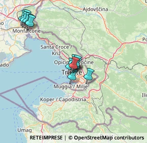 Mappa Via della Ginnastica, 34142 Trieste TS, Italia (14.07846)