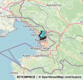Mappa Via della Ginnastica, 34142 Trieste TS, Italia (39.7925)
