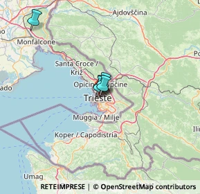 Mappa Via della Ginnastica, 34142 Trieste TS, Italia (34.22455)