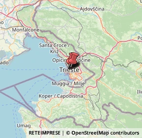 Mappa Via della Ginnastica, 34142 Trieste TS, Italia (27.56231)