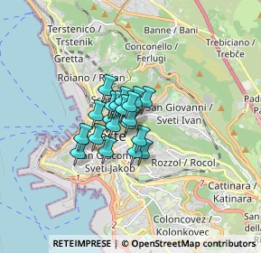 Mappa Via della Ginnastica, 34142 Trieste TS, Italia (0.853)