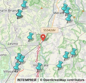 Mappa Via Lorenzo Banfi, 20866 Carnate MB, Italia (5.81143)