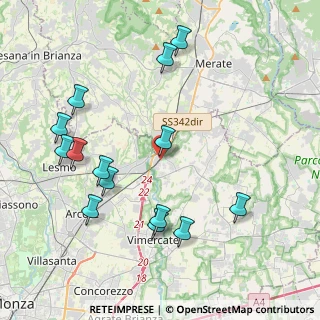 Mappa Via Lorenzo Banfi, 20866 Carnate MB, Italia (4.44786)