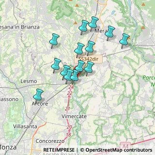 Mappa Via Lorenzo Banfi, 20866 Carnate MB, Italia (3.08357)