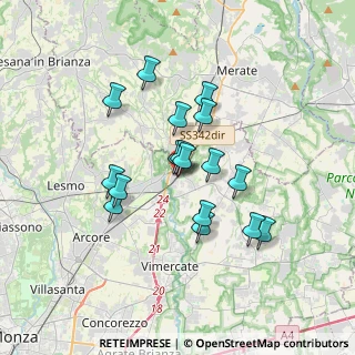 Mappa Via Lorenzo Banfi, 20866 Carnate MB, Italia (2.83588)