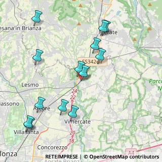 Mappa Via Lorenzo Banfi, 20866 Carnate MB, Italia (4.57923)