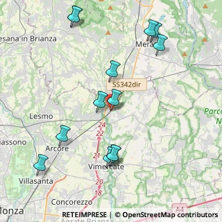 Mappa Via Lorenzo Banfi, 20866 Carnate MB, Italia (4.65308)