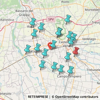 Mappa Via Camillo Benso Conte di Cavour, 35018 San Martino di Lupari PD, Italia (7.04105)