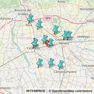 Mappa Via Camillo Benso Conte di Cavour, 35018 San Martino di Lupari PD, Italia (6.25583)