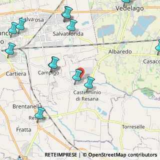 Mappa Via dello Zero, 31023 Resana TV, Italia (3.04071)