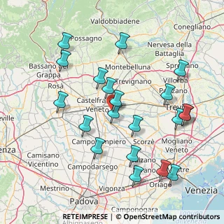Mappa Via dello Zero, 31023 Resana TV, Italia (16.5085)