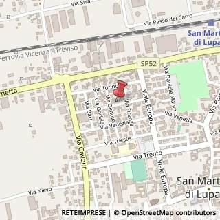 Mappa Via Milano, 10, 35018 San Martino di Lupari, Padova (Veneto)