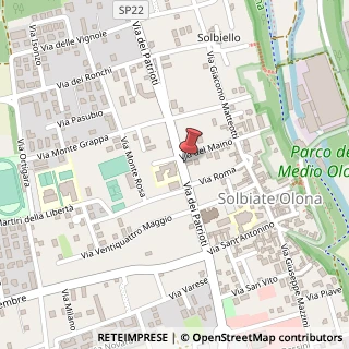 Mappa Via dei Patrioti, 34, 21058 Solbiate Olona, Varese (Lombardia)