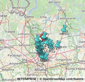 Mappa Via Vignoli, 20831 Seregno MB, Italia (9.045)