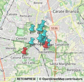 Mappa Via Vignoli, 20831 Seregno MB, Italia (0.865)