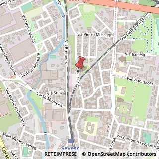 Mappa Via Farga, 3, 20822 Seveso, Monza e Brianza (Lombardia)