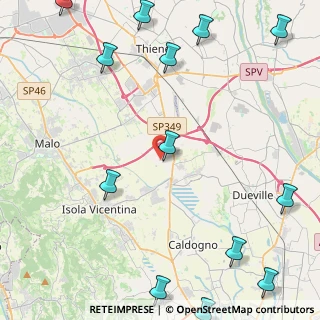 Mappa Via Silvio Pellico, 36030 Villaverla VI, Italia (6.60077)
