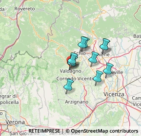 Mappa Via Tiziano, 36078 Valdagno VI, Italia (9.04727)