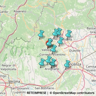 Mappa Viale F.Schubert, 36078 Valdagno VI, Italia (10.20615)