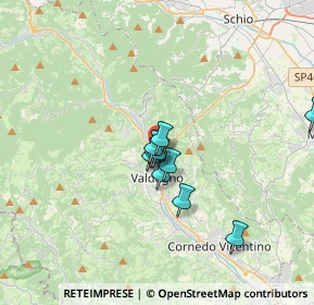 Mappa Via Tiziano, 36078 Valdagno VI, Italia (3.91231)