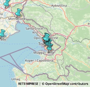 Mappa Via Spiro Tipaldo Xydias, 34125 Trieste TS, Italia (18.77357)