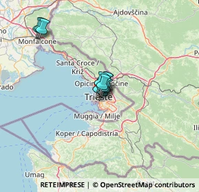 Mappa Via Spiro Tipaldo Xydias, 34125 Trieste TS, Italia (7.87091)