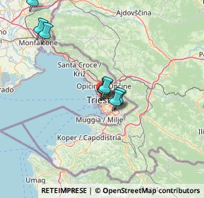 Mappa Via Spiro Tipaldo Xydias, 34125 Trieste TS, Italia (24.00917)