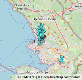 Mappa V.le Venti Settembre, 34125 Trieste TS, Italia (1.14364)